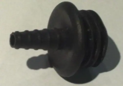 Sort slangestuds (5 mm)